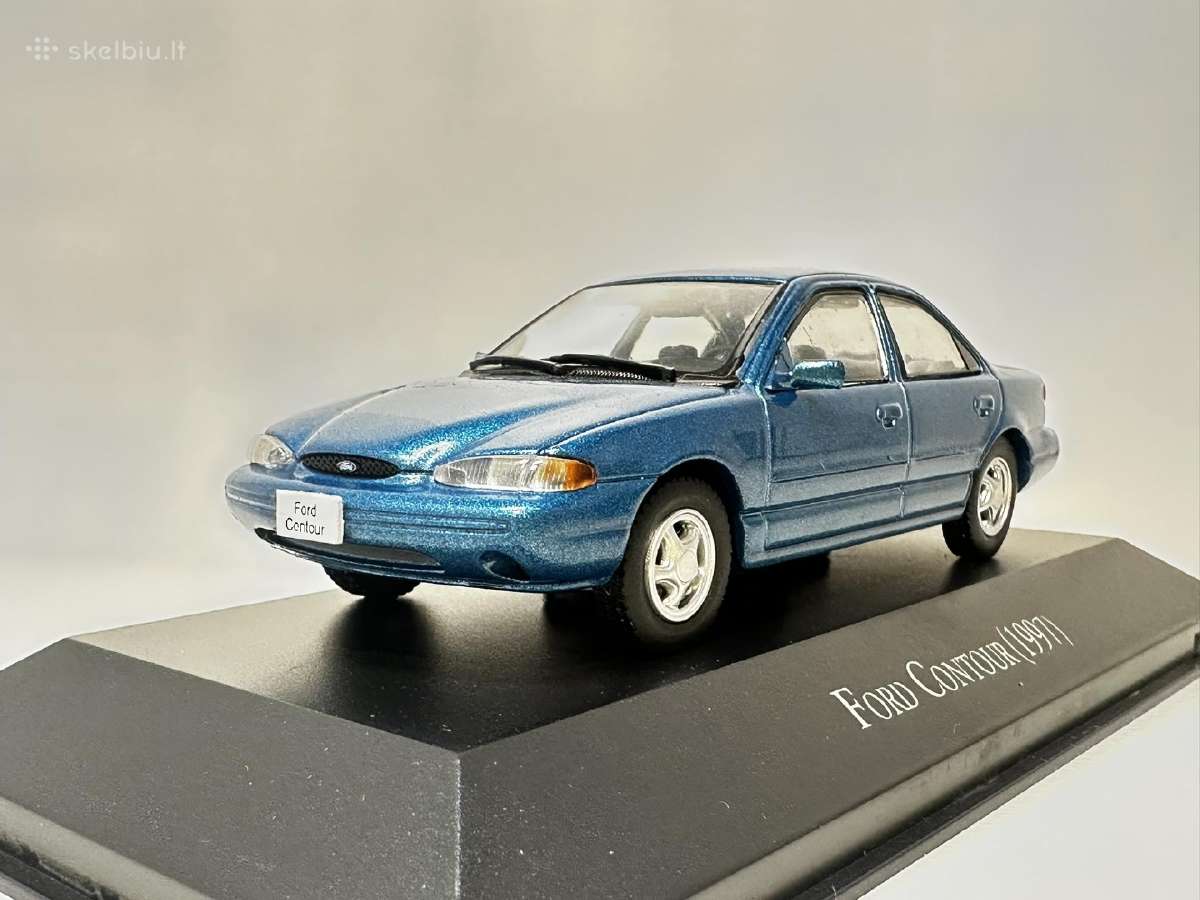 Ford Contour 1997 mėlyna 1:43 Edicola - nuotraukos Nr. 3