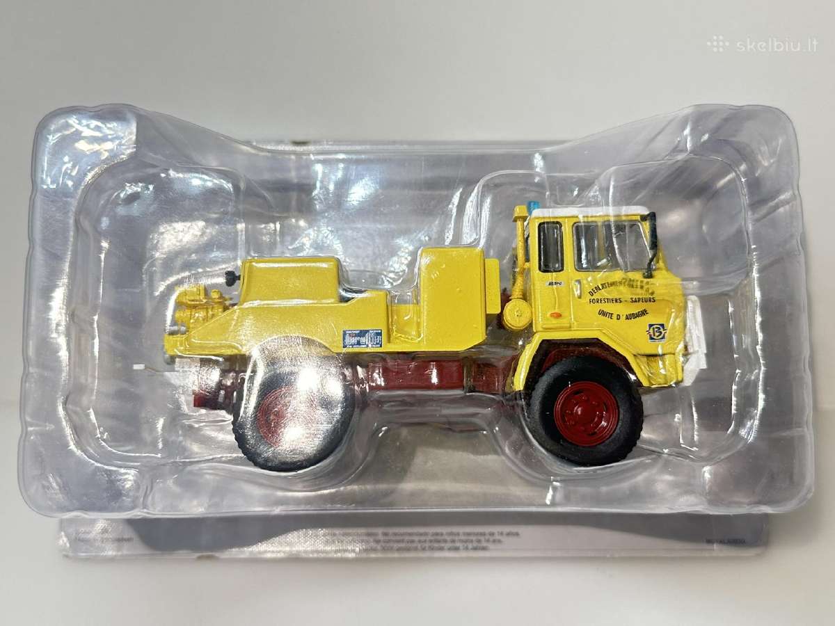 Iveco Unic 75pc Antincendio 1975 geltona/balt 1:43 - nuotraukos Nr. 2