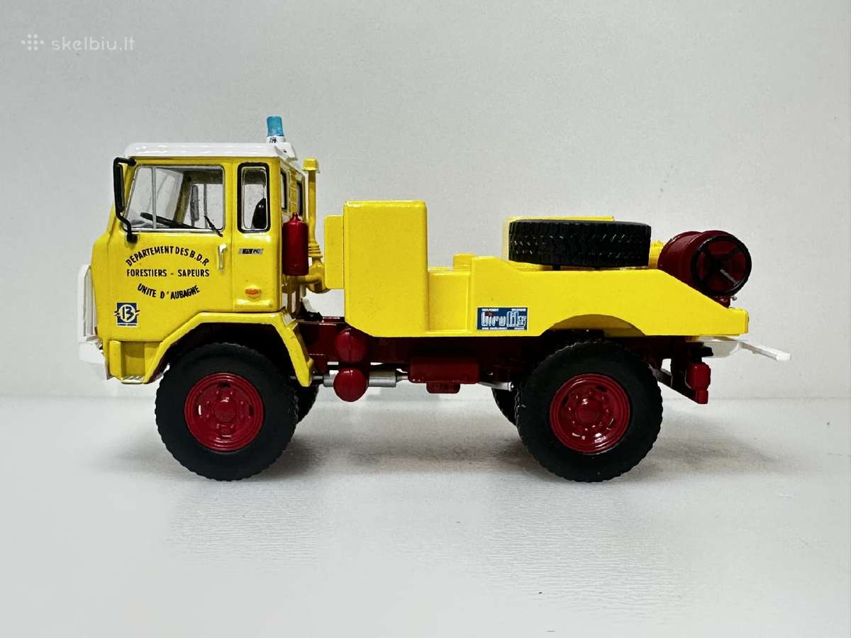 Iveco Unic 75pc Antincendio 1975 geltona/balt 1:43 - nuotraukos Nr. 4
