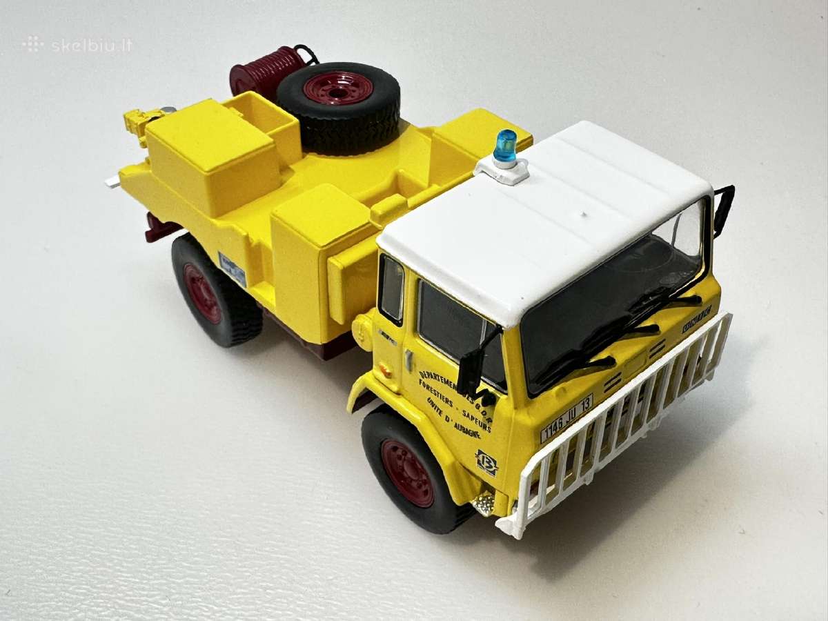 Iveco Unic 75pc Antincendio 1975 geltona/balt 1:43 - nuotraukos Nr. 6