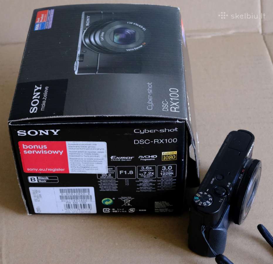 Sony Rx100 puikios būklės 28-100mm 20mpix - nuotraukos Nr. 6