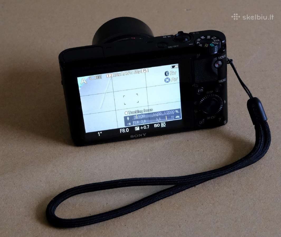 Sony Rx100 puikios būklės 28-100mm 20mpix - nuotraukos Nr. 4