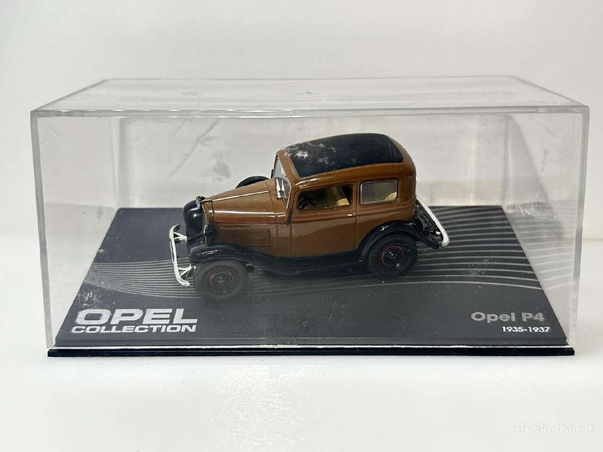 Opel P4 1935-1937 ruda 1:43 Eaglemoss [def.] - nuotraukos Nr. 2