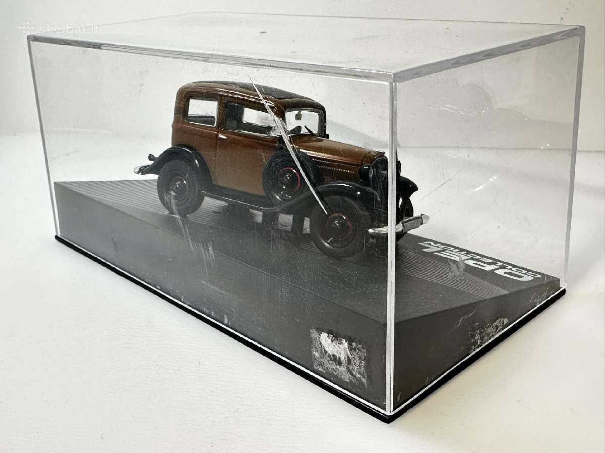 Opel P4 1935-1937 ruda 1:43 Eaglemoss [def.] - nuotraukos Nr. 7