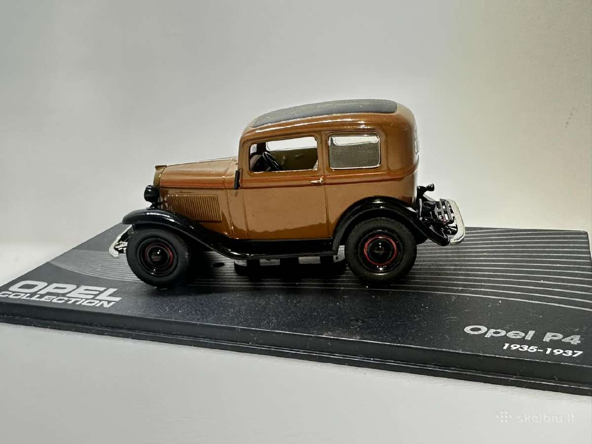 Opel P4 1935-1937 ruda 1:43 Eaglemoss [def.] - nuotraukos Nr. 4