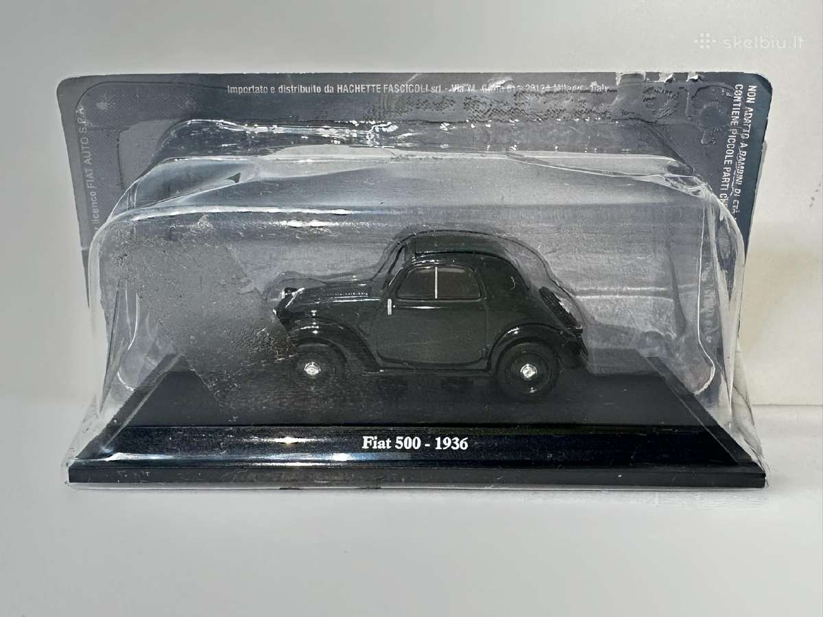 Fiat 500 1936 žalia/juoda 1:43 Edicola - nuotraukos Nr. 2