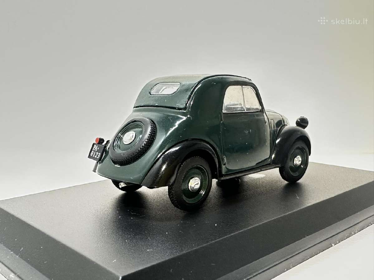 Fiat 500 1936 žalia/juoda 1:43 Edicola - nuotraukos Nr. 5