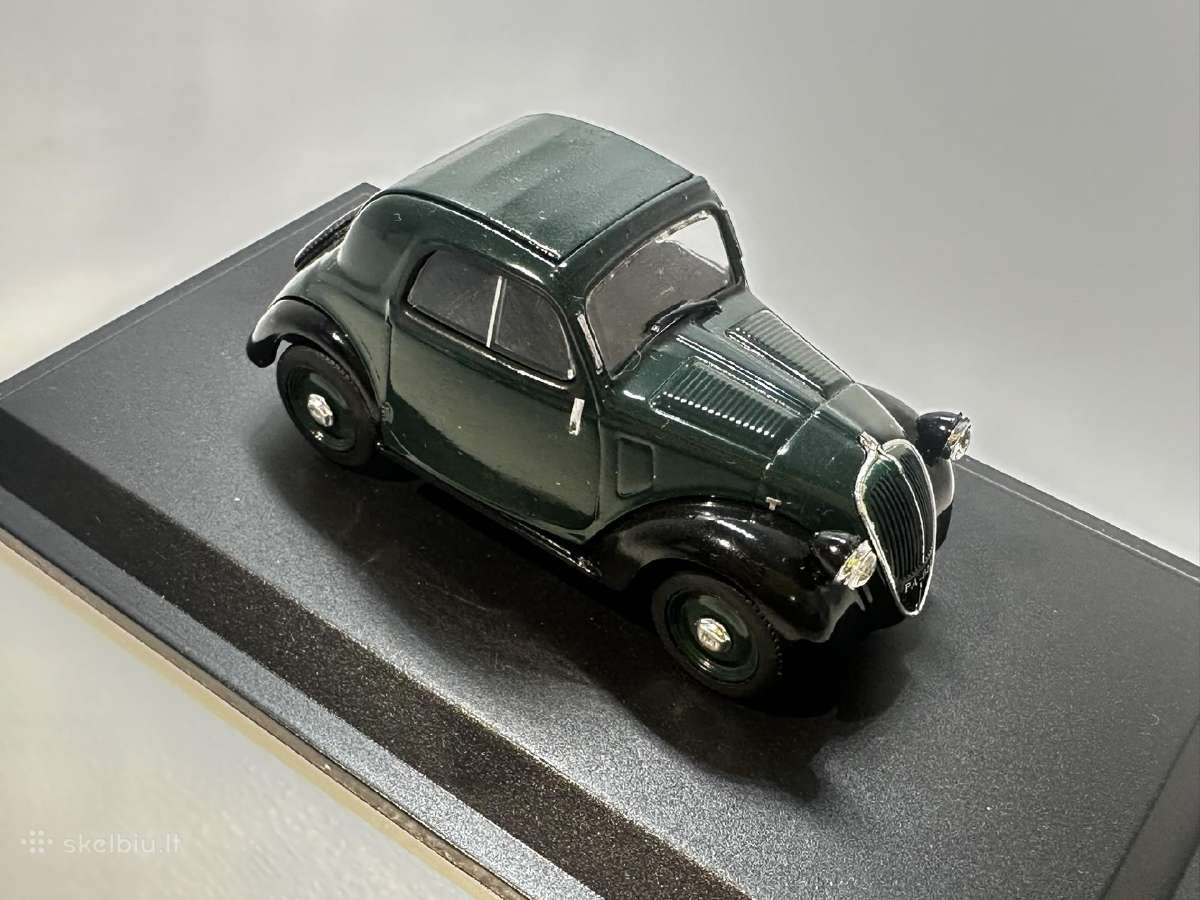 Fiat 500 1936 žalia/juoda 1:43 Edicola - nuotraukos Nr. 6