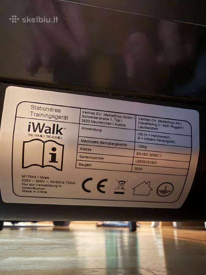 Bėgimo ir ėjimo takelis iwalk - nuotraukos Nr. 5