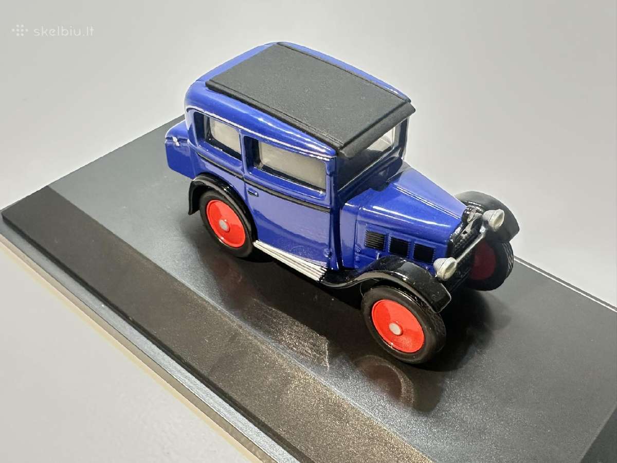 Bmw Dixi 3/15 1929-1932 mėlyna/juoda/raudona 1:43 - nuotraukos Nr. 6