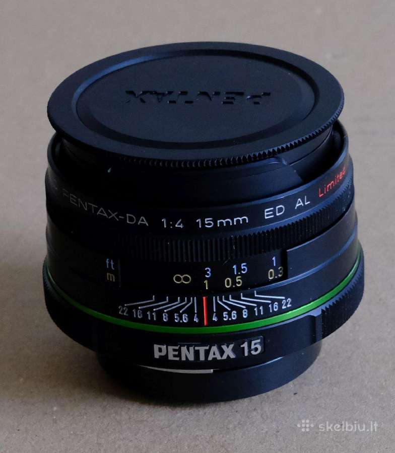 Pentax Limited 15/4 AL - nuotraukos Nr. 2