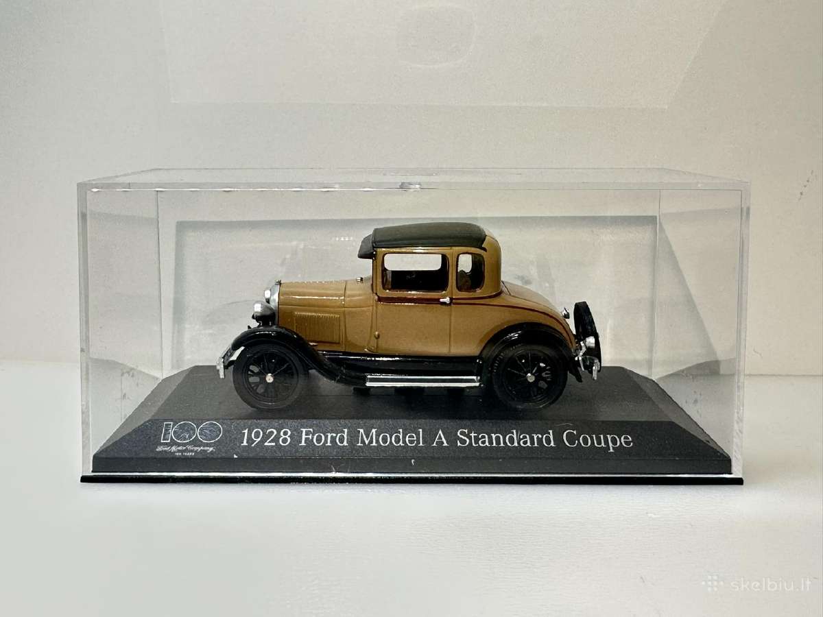 Ford Model A Standard Coupe 1928 ruda/juoda 1:43 M - nuotraukos Nr. 2