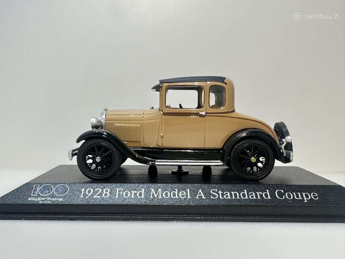 Ford Model A Standard Coupe 1928 ruda/juoda 1:43 M - nuotraukos Nr. 4