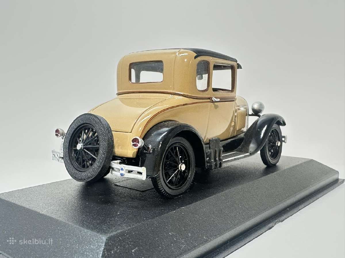 Ford Model A Standard Coupe 1928 ruda/juoda 1:43 M - nuotraukos Nr. 5