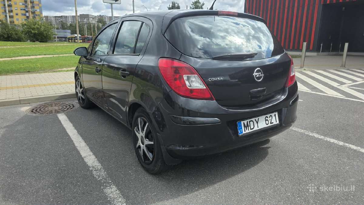 Tvarkinga, juodos sp. Opel Corsa 2013 - nuotraukos Nr. 3