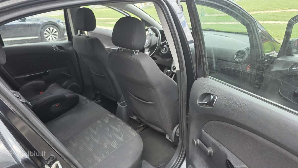 Tvarkinga, juodos sp. Opel Corsa 2013 - nuotraukos Nr. 6