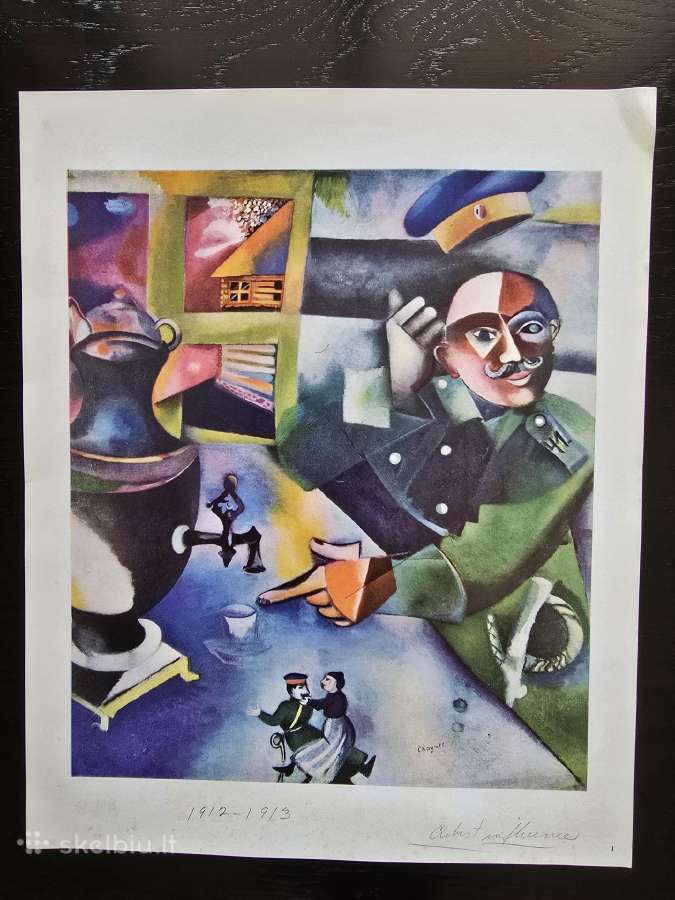 Marc Chagall paveikslų reprodukcijų rinkinys - nuotraukos Nr. 2