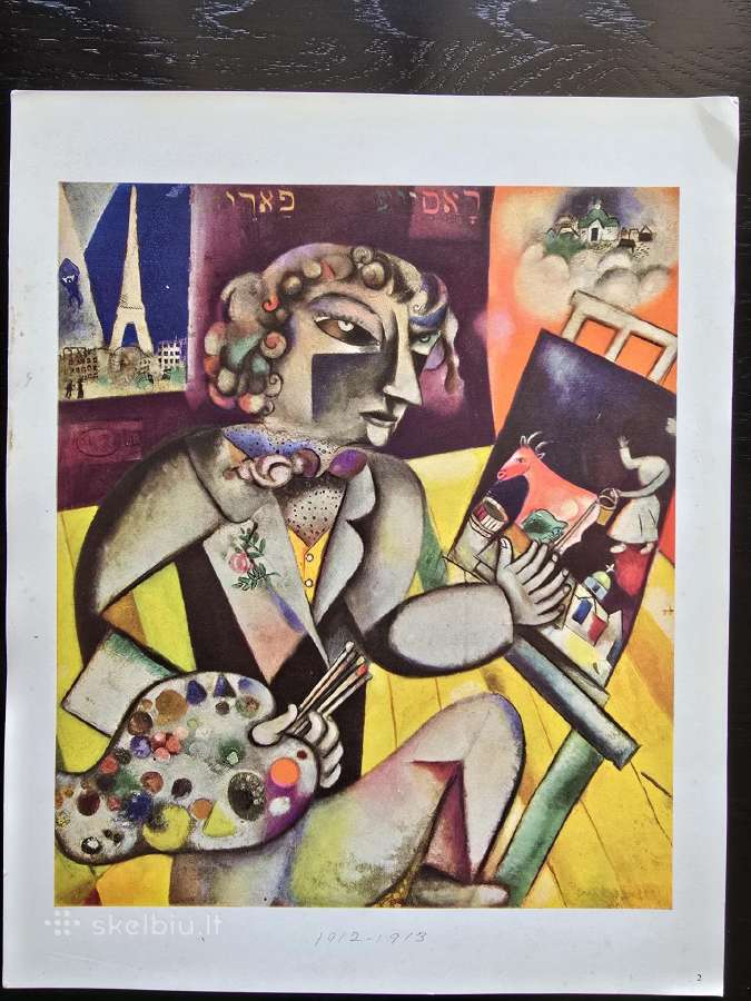 Marc Chagall paveikslų reprodukcijų rinkinys - nuotraukos Nr. 3