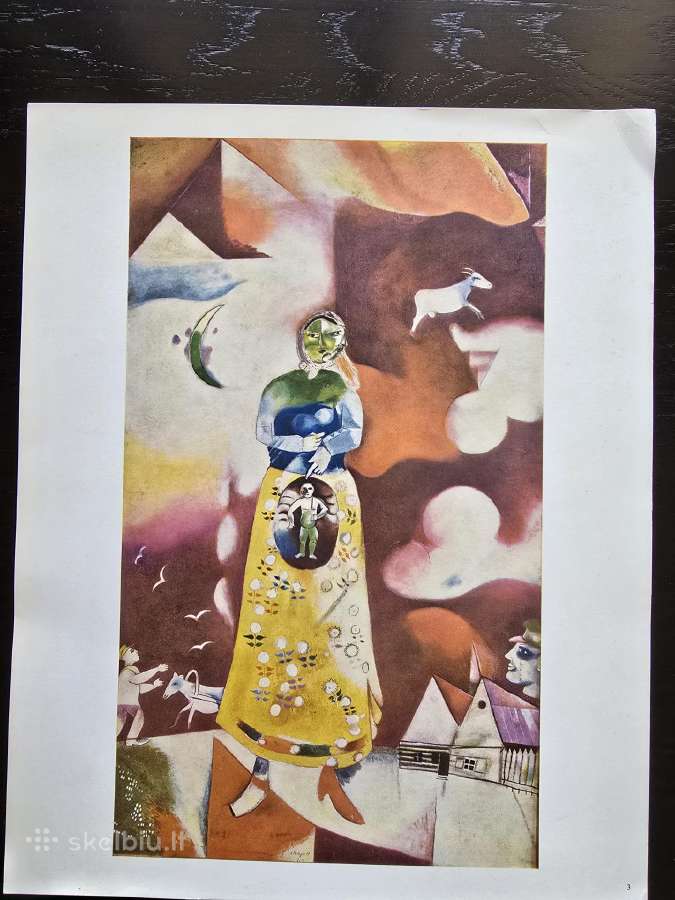 Marc Chagall paveikslų reprodukcijų rinkinys - nuotraukos Nr. 4