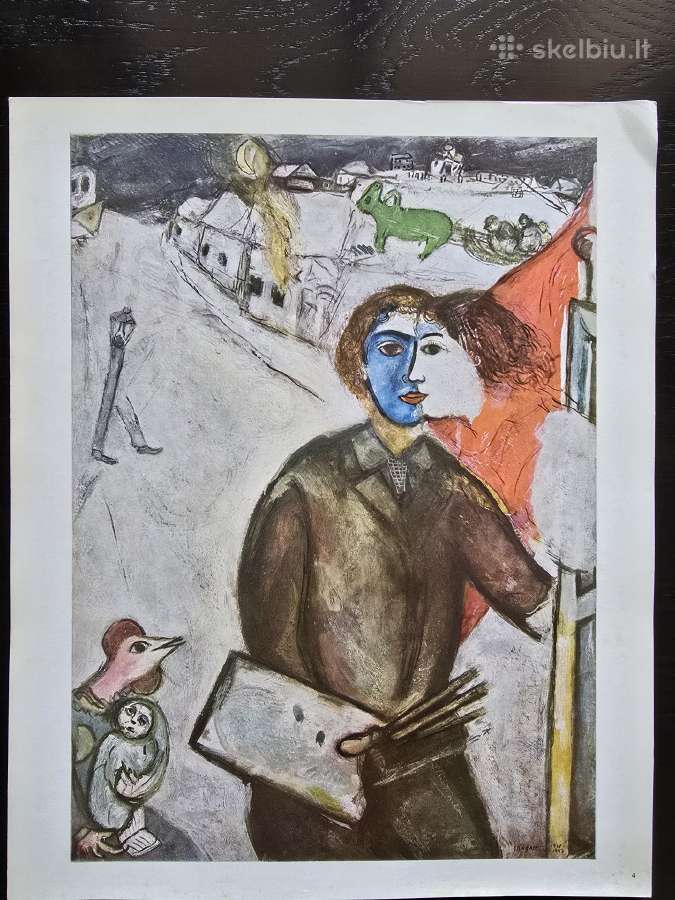 Marc Chagall paveikslų reprodukcijų rinkinys - nuotraukos Nr. 5
