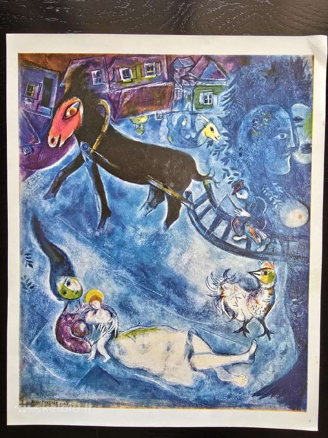 Marc Chagall paveikslų reprodukcijų rinkinys - nuotraukos Nr. 6