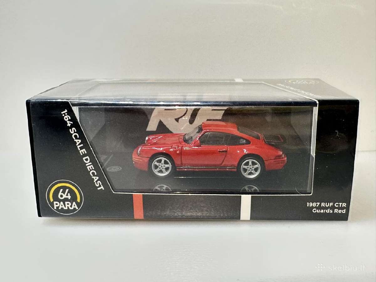 Porsche 911 Ruf Ctr 1987 Guards Red raudona 1:64 P - nuotraukos Nr. 2