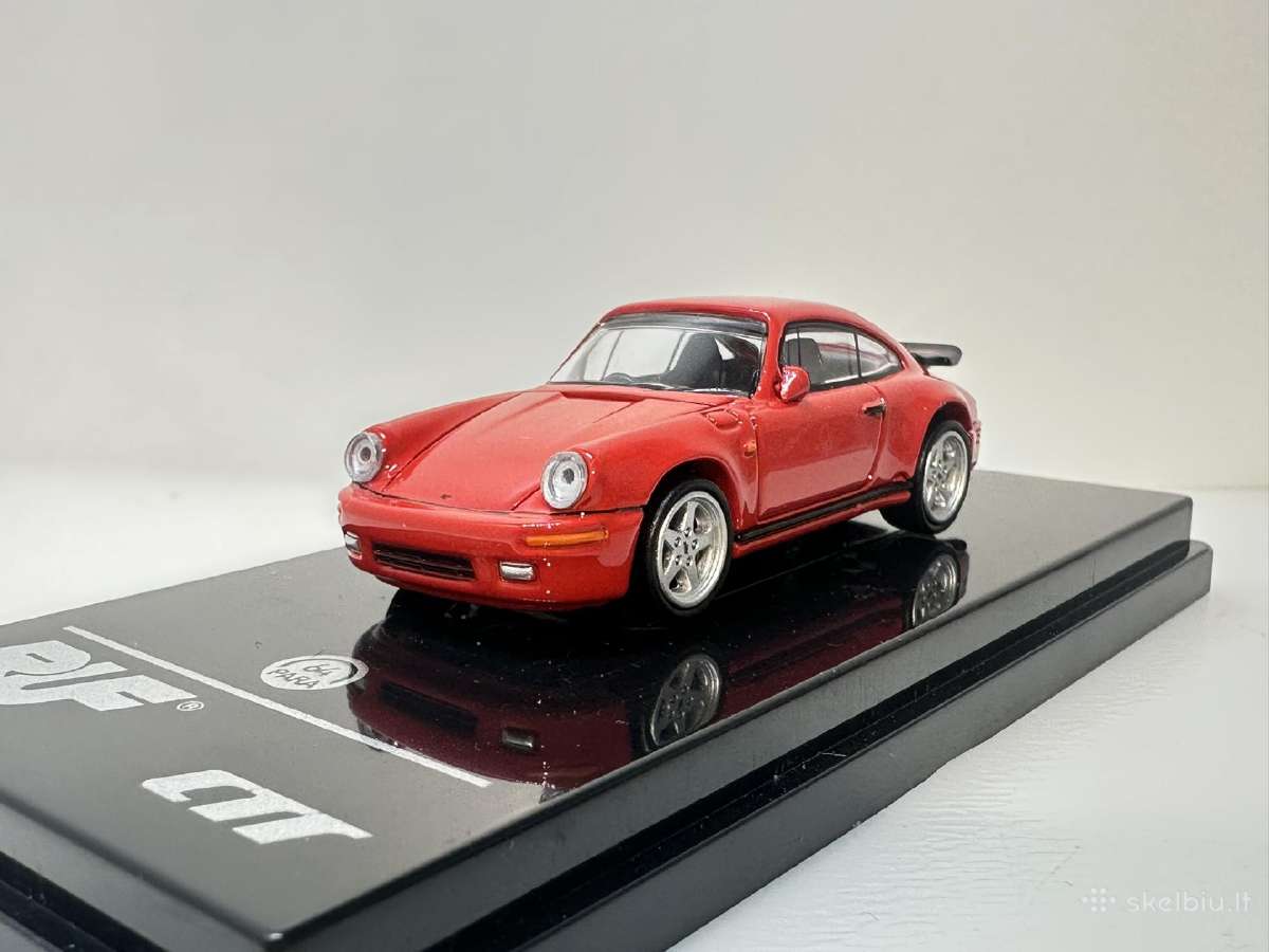 Porsche 911 Ruf Ctr 1987 Guards Red raudona 1:64 P - nuotraukos Nr. 3