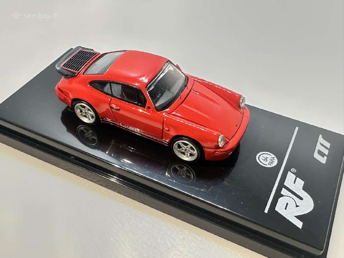 Porsche 911 Ruf Ctr 1987 Guards Red raudona 1:64 P - nuotraukos Nr. 6