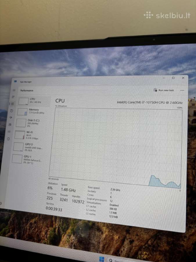 Lenovo yoga 9i i7-10750h - nuotraukos Nr. 3