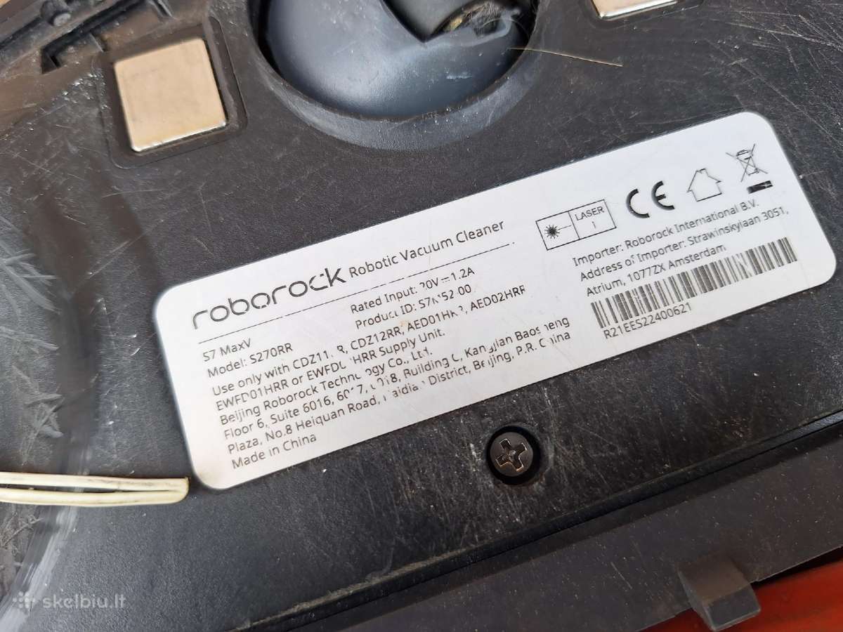 Roborock S7 Maxv su defektu robotas dalims - nuotraukos Nr. 10