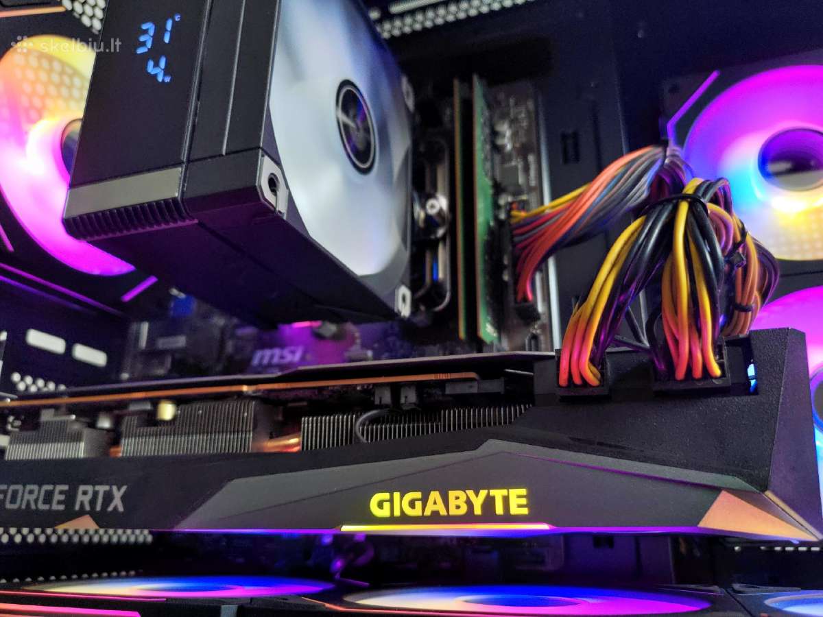 Stacionarus žaidimų kompiuteris R5 5500 Rtx3070 - nuotraukos Nr. 5