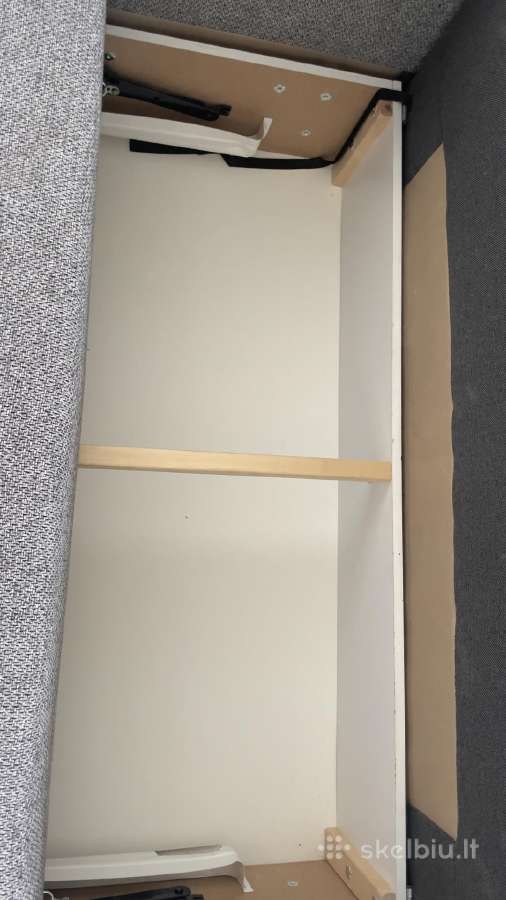 Kampas sofa lova su patalynes dėže - nuotraukos Nr. 5