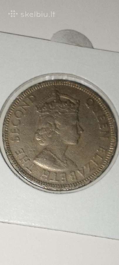 Mauricijus 1 rupija 1971 - nuotraukos Nr. 2