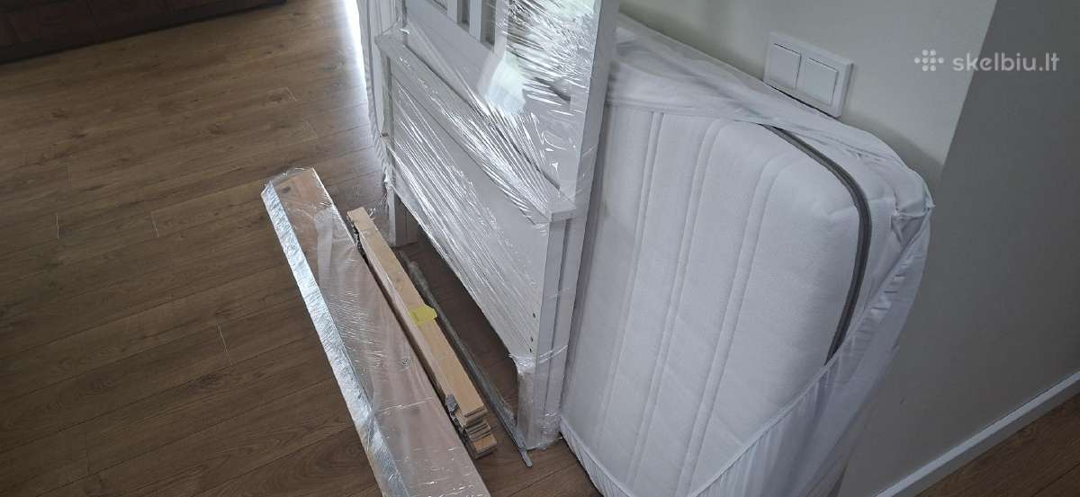 Medinė lova Hemnes su čiužiniu - nuotraukos Nr. 6