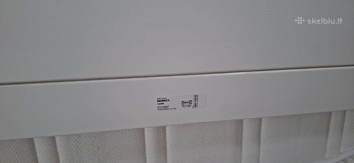 Medinė lova Hemnes su čiužiniu - nuotraukos Nr. 11