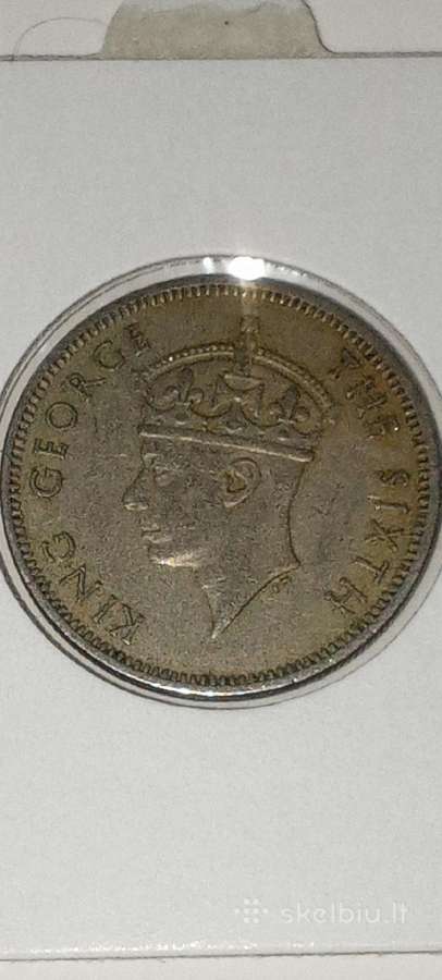 Malaja 20 centų 1948 - nuotraukos Nr. 2