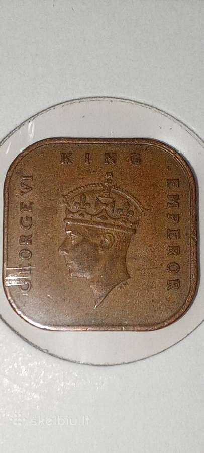 Malaja 1 centas 1943 - nuotraukos Nr. 2