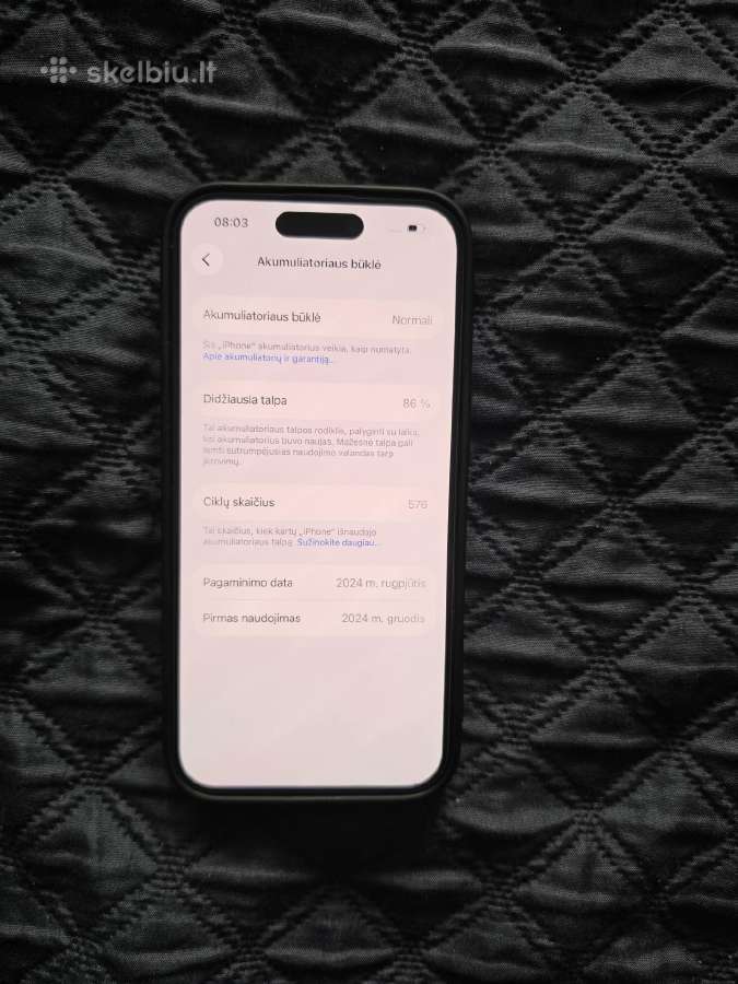 iPhone 15 128gb - nuotraukos Nr. 4