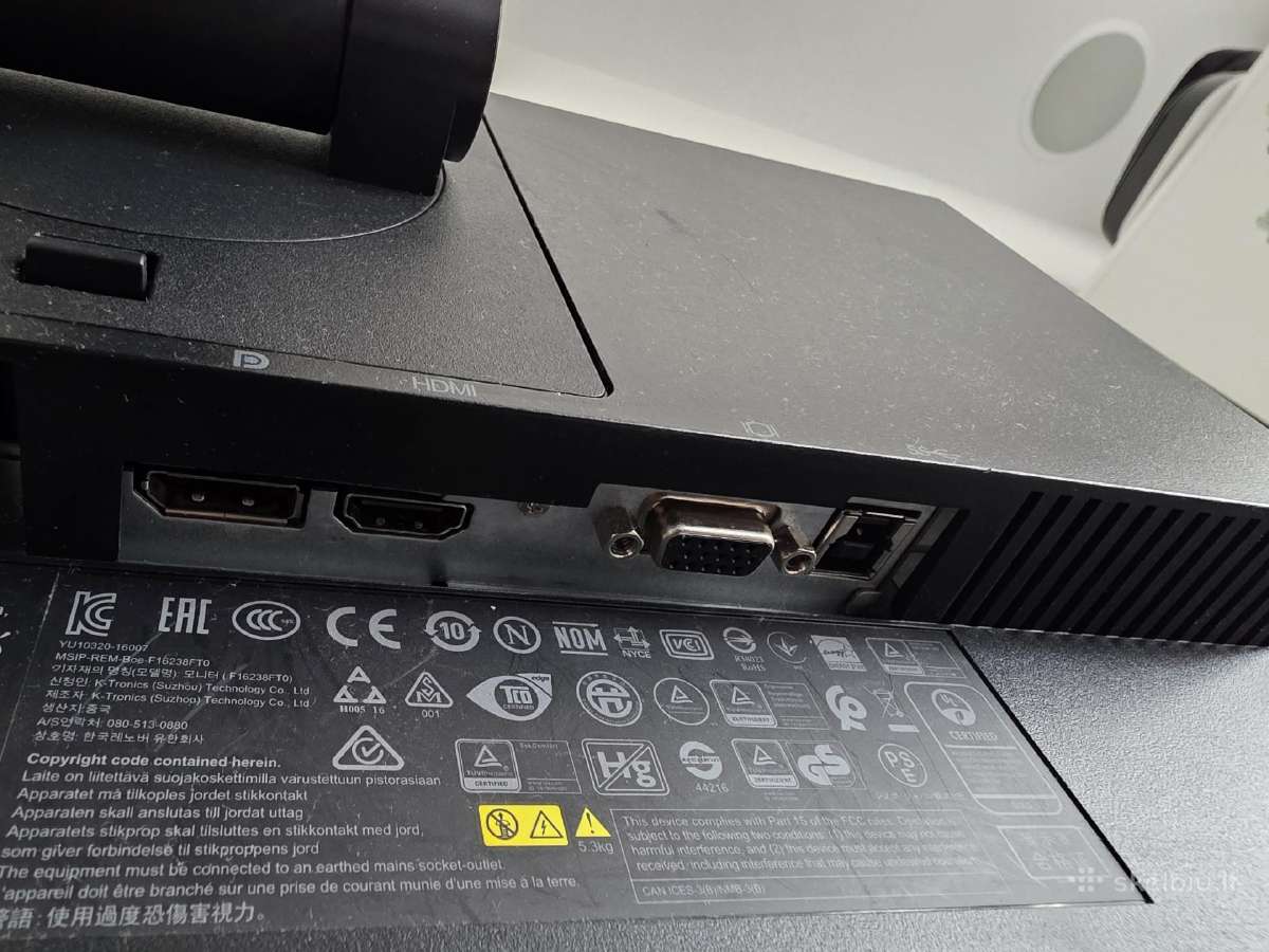 Lenovo T24i-10 – 24" Ips Full HD monitorius - nuotraukos Nr. 3