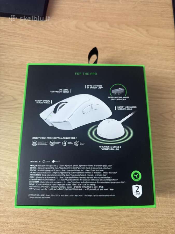 Razer Deathadder V4 Pro - nuotraukos Nr. 2