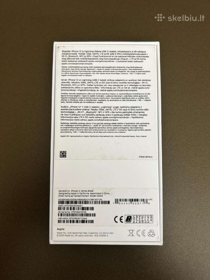 iPhone 13 128gb ir iPhone 12 64gb - nuotraukos Nr. 26