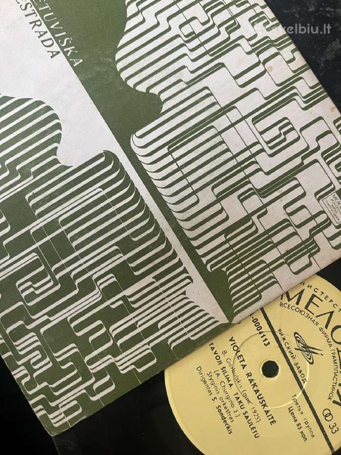 Vinilinės plokštelės - nuotraukos Nr. 4