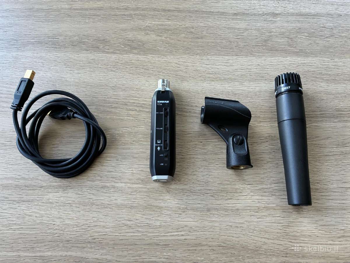 Shure Sm57 ir Shure X2u - nuotraukos Nr. 6