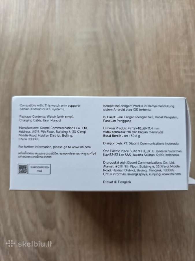 Xiaomi Redmi Watch 5 Active – juodas, naujas - nuotraukos Nr. 3