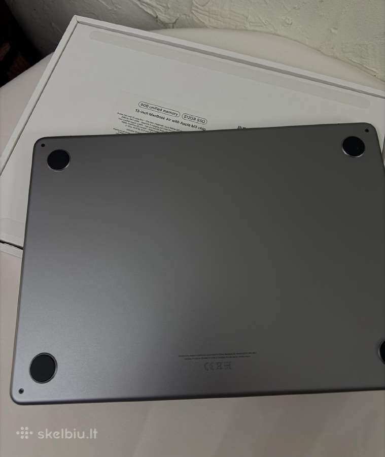 MacBook Air M3 2024 512gb 99% - nuotraukos Nr. 4