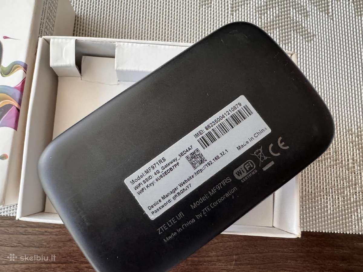 Zte Mf971rs 4G Lte modemas, pilnas komplektas - nuotraukos Nr. 2