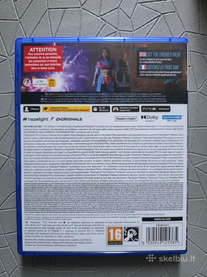 Split Fiction Ps5 - nuotraukos Nr. 3
