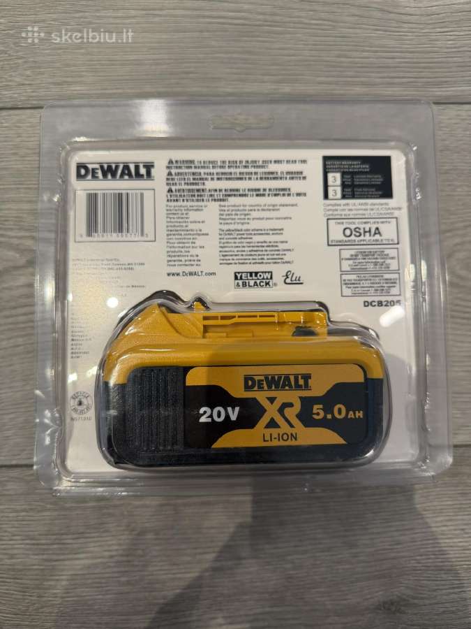 Dewalt akumuliatoriai - nuotraukos Nr. 2