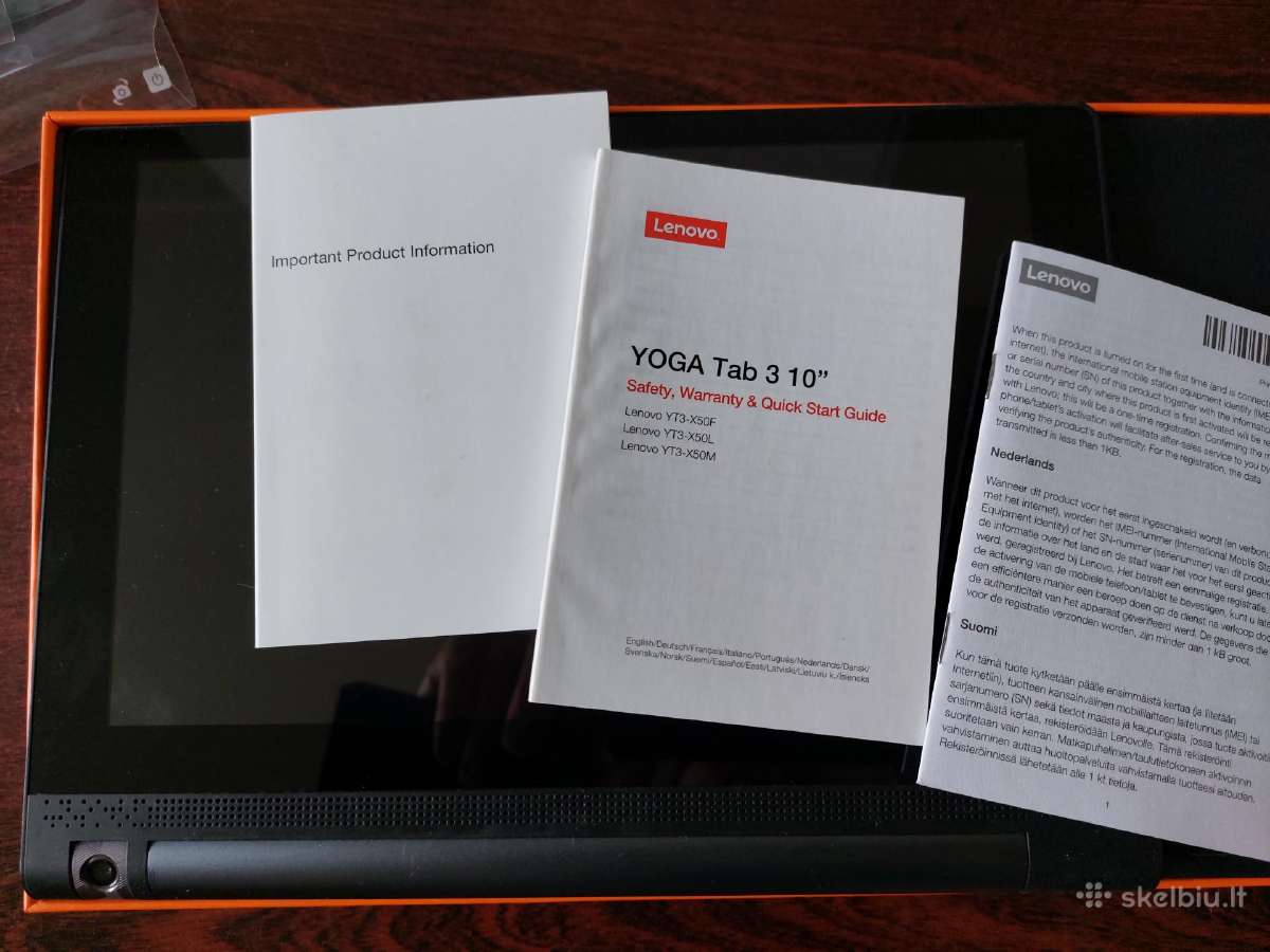 Lenovo Yoga Tab 3 10'' - nuotraukos Nr. 12
