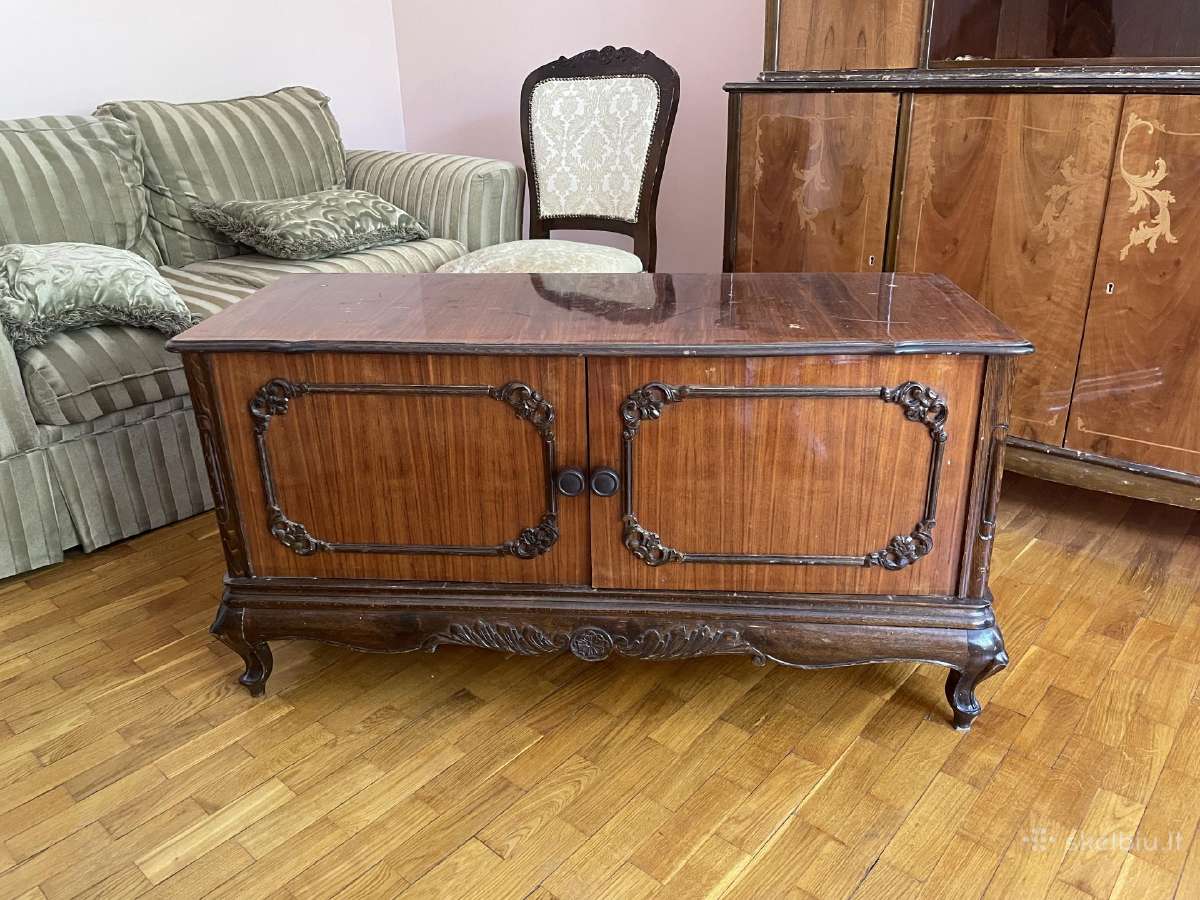 Vintažinė antikvarinė midcentury spintelė komoda - nuotraukos Nr. 10